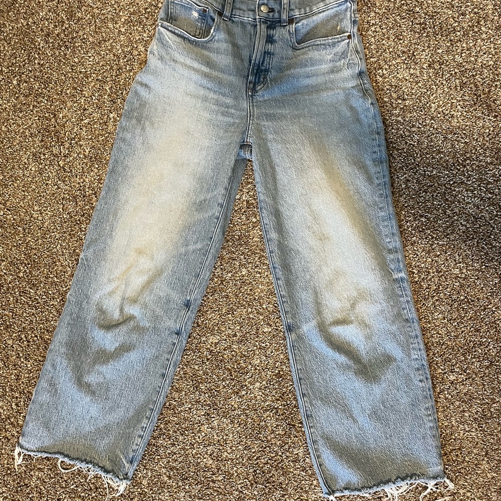 Women's Madewell perfect vintage wide leg crop Jean